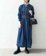 SHIPS any SHIPS any: シャーリング デニム ポケット ワンピース [SHIPS any DENIM] シップス ワンピース…
