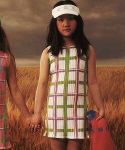 �ySALE�^52%OFF�zMARNI MARNI �}���j Kids & Junior �`�F�b�N�m�[�X���[�u�����s�[�X �V�t�H�� �����s�[�X�E�h���X �����s�[�X �s���N �z���C�g�y���������z