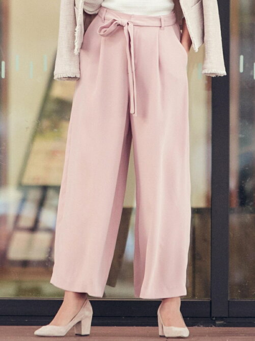 Ketty 洗濯機で洗える ジョーゼットワイドパンツ Rakuten Fashion 楽天ファッション 旧楽天ブランドアベニュー Ad68