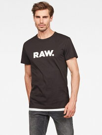 【SALE／50%OFF】G-Star RAW 【公式ショップ】Holorn T-Shirt/ロゴT ジースターロゥ トップス カットソー・Tシャツ ブラック
