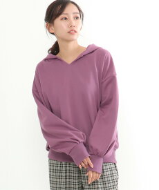 【SALE／20%OFF】LBC with Life ショートフードプルオーバー エルビーシー トップス その他のトップス グレー パープル