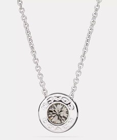 COACH OUTLET 【公式】オープン サークル ストーン ストランド ネックレス コーチ　アウトレット アクセサリー・腕時計 ネックレス シルバー【送料無料】