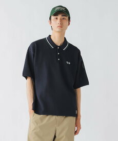 BEAMS HEART MEN PENNEY'S / フォックス ニット ポロシャツ ビームス ハート トップス ポロシャツ ネイビー ホワイト グリーン【送料無料】