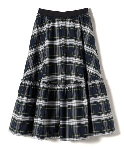 �ySALE�^50%OFF�zSHIPS WOMEN �ySHIPS�ʒ��zNell:����􂢉\���^�[�^�� �`�F�b�N �V�b�v�X �X�J�[�g ���̑��̃X�J�[�g �O���[���y���������z