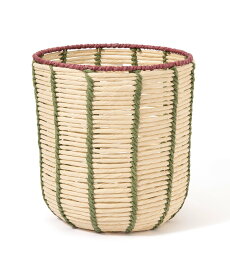 Francfranc ピンストライプ バスケット M フランフラン インテリア・生活雑貨 収納用品・棚・ラック