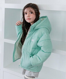 BAYFLOW [選べるサイズ展開!160cmまで♪]エアサーマルフードジャケット(KIDS) ベイフロー ジャケット・アウター ブルゾン・ジャンパー パープル ブルー グリーン ブラック グレー【送料無料】