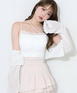 【SALE／10%OFF】one after another NICE CLAUP カップ付きレースキャミソール ワンアフターアナザー ナ…