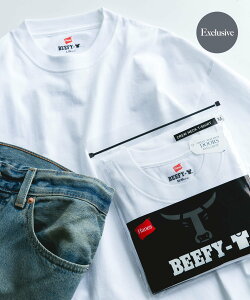 URBAN RESEARCH DOORS �w�ʒ��xHANES×DOORS BEEFY-T DOORS FIT SHORT-SLEEVE �A�[�o�����T�[�`�h�A�[�Y �g�b�v�X �J�b�g�\�[�ET�V���c �u���E�� �O���[ �z���C�g �u���b�N �u���[ �l�C�r�[