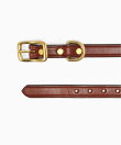 TORY LEATHER / トリーレザー 3/4 wide plain creased belt