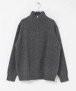 『XLサイズあり』ハミルトンラムズウールハーフジップニット