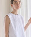 BEAUTY&YOUTH UNITED ARROWS ドット ジャガード ノースリーブ ブラウス ビューティー＆ユース　ユナイテッドアローズ トップス シャツ・ブラウス ホワイト ブラック【送料無料】