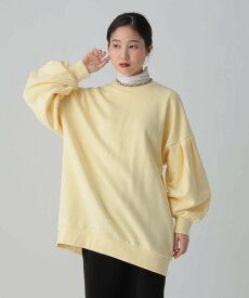 【SALE／50%OFF】LEPSIM 袖タックボリュームチュニック レプシィム ワンピース・ドレス チュニック グレー ブラック ホワイト ピンク イエロー