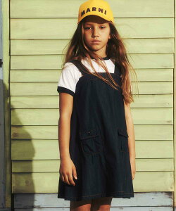 �ySALE�^53%OFF�zMARNI MARNI �}���j Kids & Junior �m�[�X���[�u�f�j�������s�[�X �V�t�H�� �����s�[�X�E�h���X �����s�[�X �l�C�r�[�y���������z