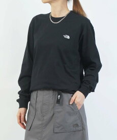 THE NORTH FACE ザ ノースフェイス ロングスリーブフラッシュドライヌプシコットンティー ブルーコムブルー トップス カットソー・Tシャツ【送料無料】