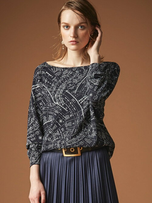 Epoca The Shop ホロスコーププリントニットトップス Rakuten Fashion 楽天ファッション 旧楽天ブランドアベニュー T