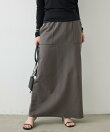 【セットアップ対応】カットストレートスカート