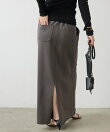 【セットアップ対応】カットストレートスカート