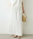 【セットアップ対応】カットストレートスカート