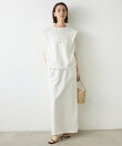 【セットアップ対応】カットストレートスカート