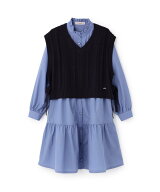【SALE／30%OFF】mezzo piano Junior 【人気商品再入荷】【直営店で取り扱い無し】ニットベスト&ティアー…