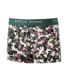 EPOCA UOMO 【日本製】ウッドランドカモフラボクサーパンツ エポカ インナー・ルームウェア その他のインナー・ルームウェア ブルー グリーン【送料無料】