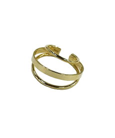 kiehtova kiehtova/TRILOGY EARCUFF / S KT7 セットアップセブン アクセサリー・腕時計 イヤリング・イヤーカフ ブラック ゴールド