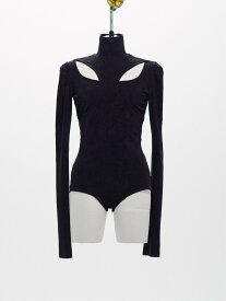 FETICO 【by R 限定品】CUT-OUT TURTLE BODYSUIT フェティコ トップス その他のトップス ブラック【送料無料】