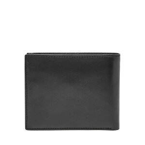 FOSSIL (M)RYAN LARGE COIN PKT BIFOLD ML3736400 �t�H�b�V�� ���z�E�|�[�`�E�P�[�X ���z �u���b�N �l�C�r�[ �u���E���y���������z