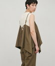 イレギュラーヘムバックリボンキャミ