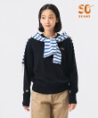 【別注】LACOSTE for BEAMS BOY / クルー ネック ニット
