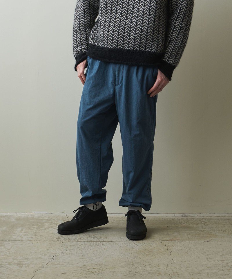 NYLN/OX LINED SUPER BAGGY TAPERED PANTS/パンツ