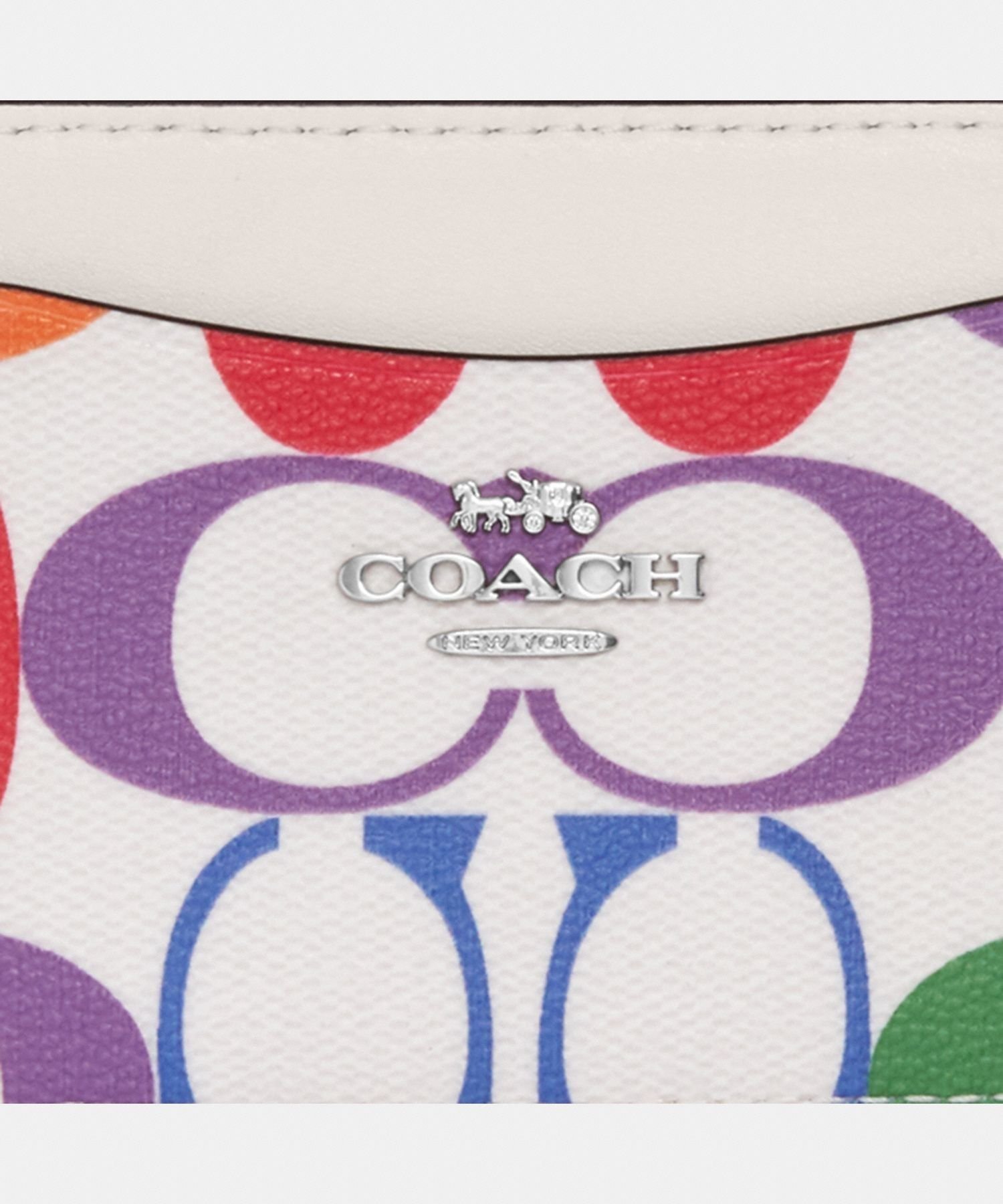 COACH OUTLET｜マルチファンクション カード ケース・レインボー
