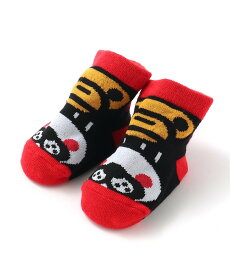A BATHING APE MILO FRIENDS BLOCK BABY SOCKS ア ベイシング エイプ マタニティウェア・ベビー用品 ベビーソックス レッド ブルー イエロー