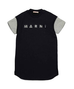 �ySALE�^53%OFF�zMARNI MARNI �}���j Kids & Junior �u�����h���S���������s�[�X �V�t�H�� �����s�[�X�E�h���X �����s�[�X �O���[ �u���b�N�y���������z