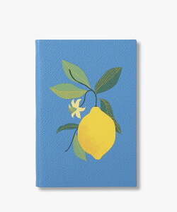 SMYTHSON Fruits Lemon Chelsea Notebook in Panama �X�}�C�\�� ���[�� �蒠�E������ �u���[�y���������z