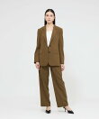 2WAYストレッチウール ストレートパンツ