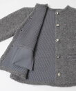 『WEB/一部店舗限定』ウール混ブークレニットジャケット