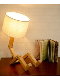 entre square ウッドマンランプ ［ナイトランプ 読書灯 デスクライト］ アントレスクエア インテリア・生活雑貨 ライト・照明器具 ブラウン【送料無料】