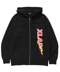 【SALE／40%OFF】XLARGE FOAM PRINT STANDARD LOGO FULLZIPPED SWEAT スウェット トレーナー XLARGE エクストララージ トップス パーカー・フーディー ブラック ピンク ホワイト【送料無料】