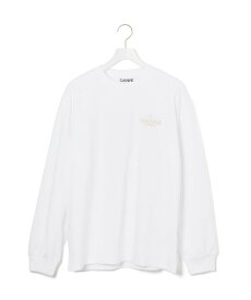 ADAM ET ROPE' FEMME 【GANNI (ガニー)】Future Heavy Jersey Palm Long Sleeve T-shir アダムエロペ トップス カットソー・Tシャツ ホワイト ブラック【送料無料】