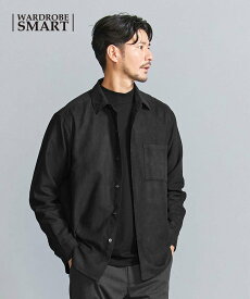 BEAUTY&YOUTH UNITED ARROWS 【WEB限定 WARDROBE SMART】スエードライク シャツ ビューティー＆ユース　ユナイテッドアローズ トップス シャツ・ブラウス グレー ネイビー ブラウン ブラック ベージュ【送料無料】