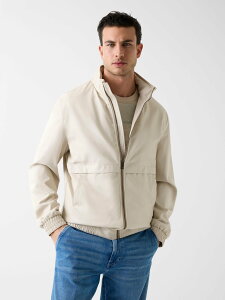GUESS GUESS/(M)ECO Leather Jacket �Q�X �W���P�b�g�E�A�E�^�[ ���C�_�[�X�W���P�b�g �z���C�g �u���b�N�y���������z