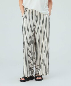 BEAMS HEART WOMEN �X�g���C�v �J�b�g �p���c(�Z�b�g�A�b�v�Ή�) �r�[���X �n�[�g �p���c ���̑��̃p���c �z���C�g�y���������z