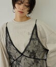 フラワーレースキャミソール