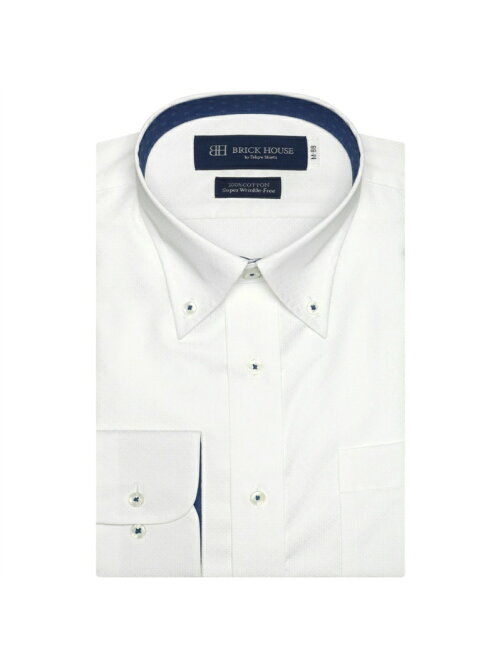 Tokyo Shirts M 袖が長い 大きいサイズ 超形態安定 ボタンダウン 綿100 長袖ビジネスワイシャツ Rakuten Fashion 楽天ファッション 旧楽天ブランドアベニュー Ef2375