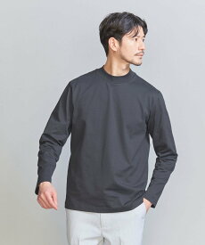 BEAUTY&YOUTH UNITED ARROWS 【WEB限定 WARDROBE SMART】クリア ガスコットン モックネック カットソー【抗菌・防臭】 ビューティー＆ユース　ユナイテッドアローズ トップス カットソー・Tシャツ ブラック ホワイト グレー【送料無料】