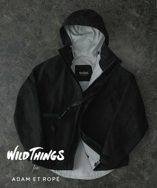 ADAM ET ROPE' HOMME 《2024SS》【WILD THINGS / ワイルドシングス 別注】TOOLSTRAP DENALI JACKET / UNISEX アダムエロペ ジャケット・アウター マウンテンパーカー ブラック グレー ネイビー イエロー【送料無料】