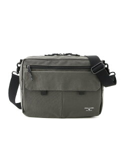 SQUALO WORKS Nylon OXSHOULDER BAG �A�[���G�t�X�g�A �o�b�O �V�����_�[�o�b�O �u���b�N �O���[�y���������z