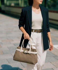 【SALE／62%OFF】styiro styiro/Infinitis Belt Select Tote/ベルトトートA4バッグ ベルト着脱可【ankh+】 イストワール バッグ トートバッグ ブラック ベージュ ブラウン