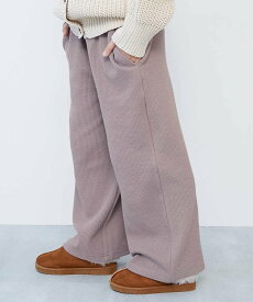 devirock ふっくらホイップ あったか 裏起毛リブパンツ ロングパンツ 長ズボン ボトムス 25AW デビロック パンツ その他のパンツ ブラック ブルー